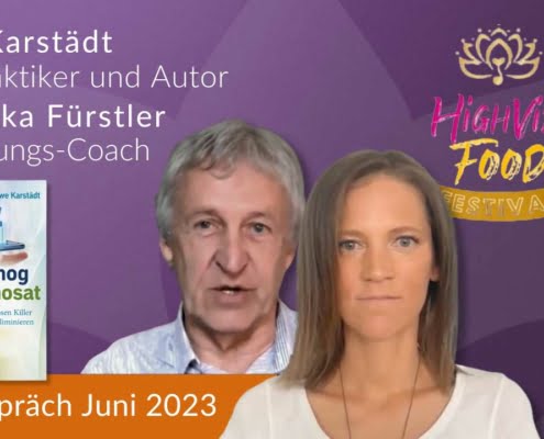 Uwe Karstädt zum Thema "Glyphosat" auf dem HighVibe Food Festival 2023